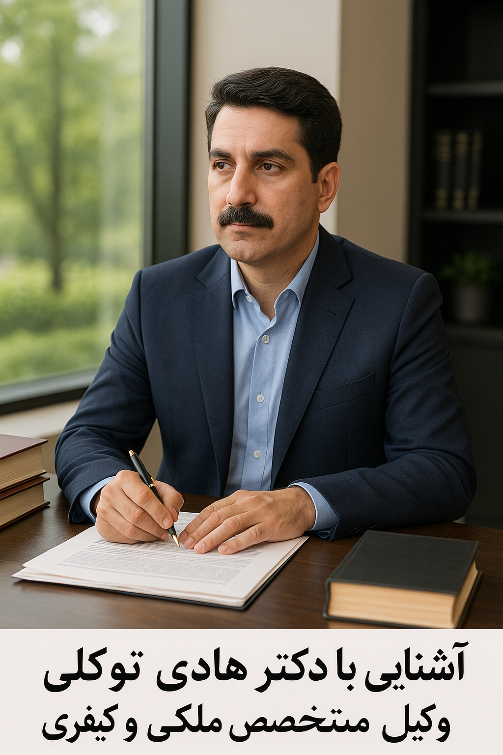 آشنایی با دکتر هادی توکلی؛ وکیل متخصص ملکی و کیفری