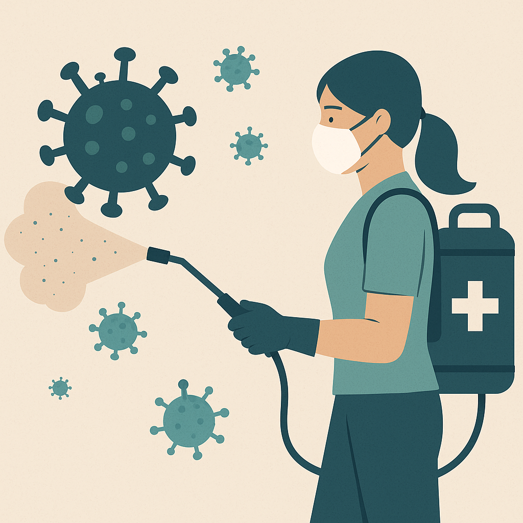 سلامت عمومی و جرایم بهداشتی، پخش ویروس، گندزدایی ناقص