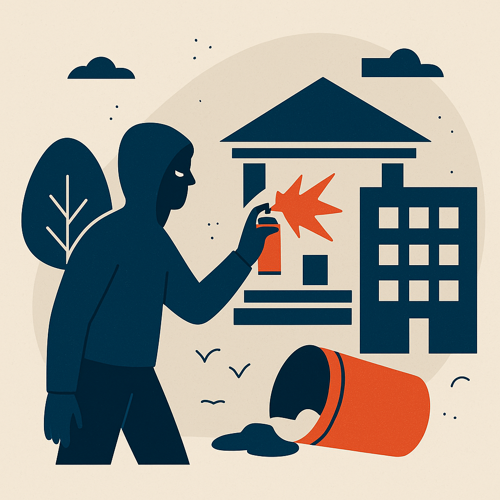 خرابکاری، اموال عمومی و خصوصی در قانون ایران